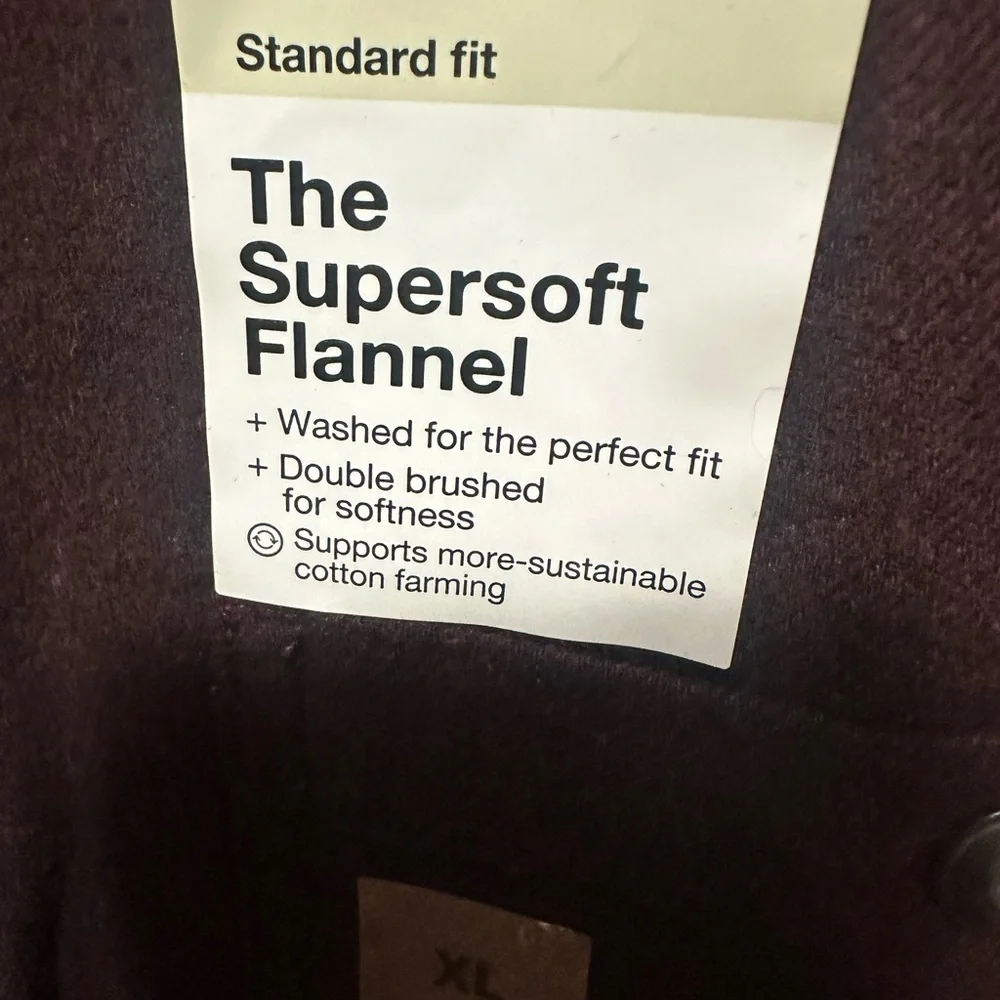 Sonoma Men's Rich Burgundy Button-Down Shirt - Picture 3 of 5